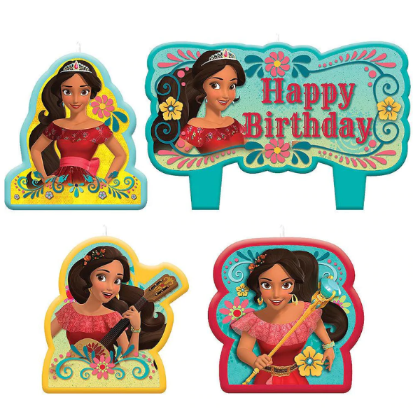 Elena Of Avalor Birthday Candle Set 4pcs