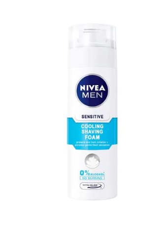 Nivea Cooling Shaving Foam Clear 200ml