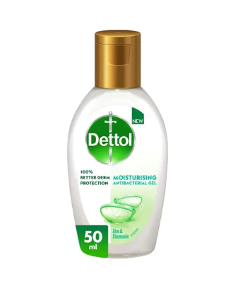 Dettol Aloe Vera Moisturizing Hand Sanitizer 50ml
