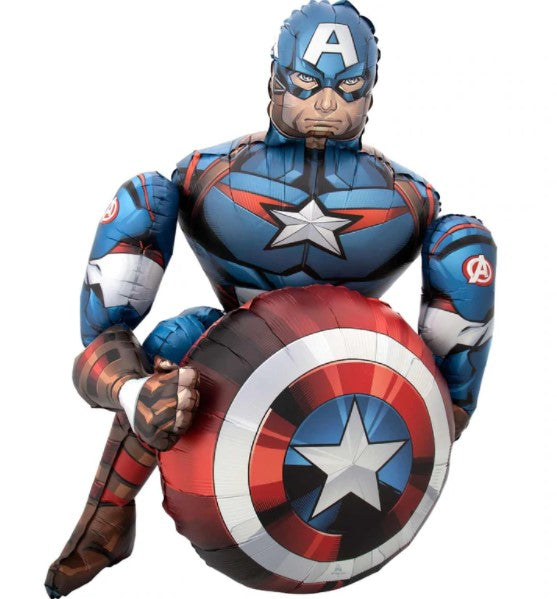 Avengers Captain America Airwalkers Balloon 86x99cm