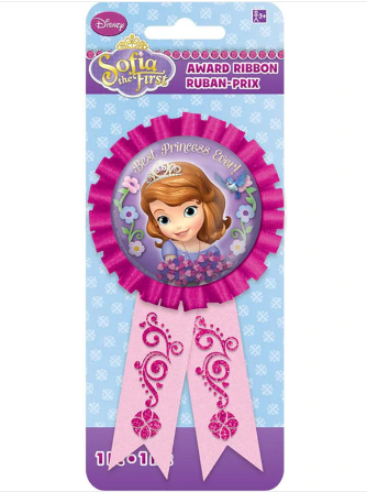 Disney Sofia The First Confetti Pouch Award Ribbon