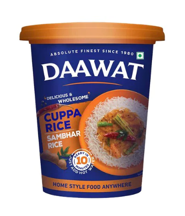 Daawat Cuppa Rice Sambhar Rice 86g