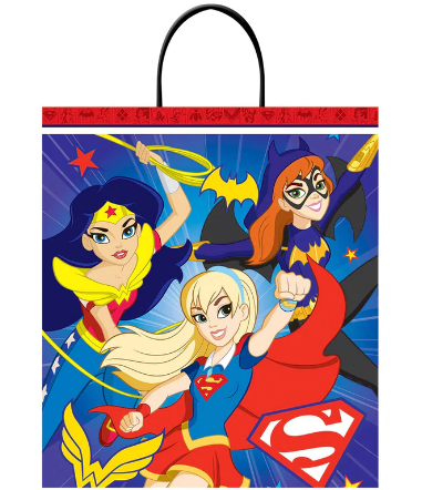 DC Superhero Girls Deluxe Plastic Loot Bag