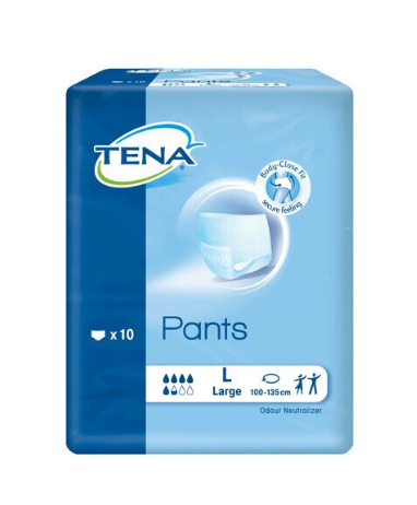Tena Normal Large Diapers Pants 10 Pieces