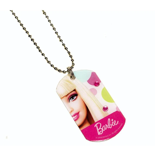 Barbie Dog Tag Necklace