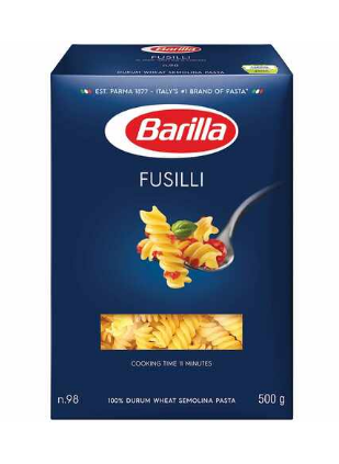 Barilla Fusilli N.98 Pasta 500g