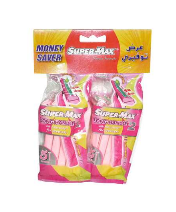 Supermax 10 Piece Long Handle Razors
