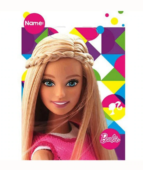 Barbie Sparkle Folded Plastic Loot Bags 8pcs