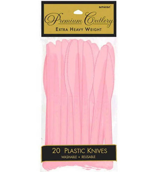 New Pink Heavy Weight Premium Knives 20pcs