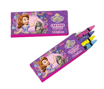 Disney Sofia The First Crayon Favors