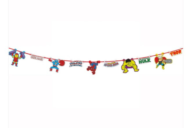 Avengers Pop Comic Marvel Paper Garland