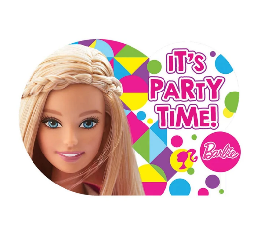 Barbie Sparkle Postcards Invites