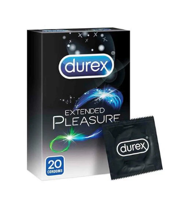Durex Extended Pleasure Condom Multicolour 20 count