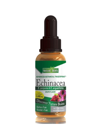 Nature Boite Echinacea Herbal Supplements With Natural Grape Flavour