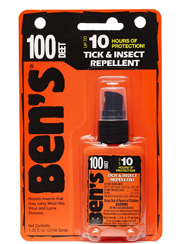 Ben\'s Deet Mosquito Tick and Insect Repellent - 1.25oz Pump, β3.75fl.oz