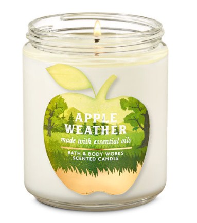 APPLE WEATHER Single Wick Candle