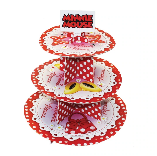 Disney Red Minnie 3 Tier Cake Stand