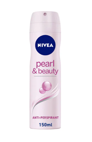 Nivea Deodorant Female Pearl And Beauty Spray White Clear 150ml