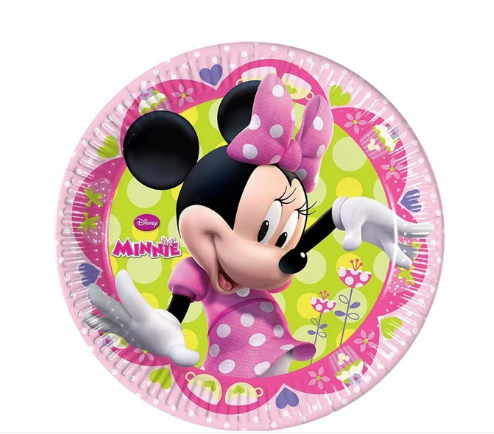 Disney Minnie Bow-Tique Paper Plates 7in, 8pcs