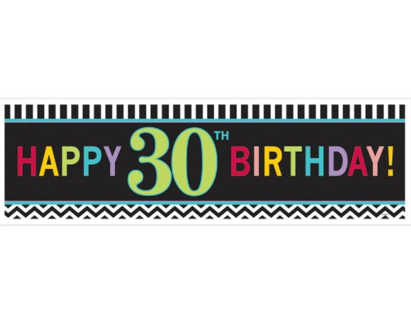 30th Giant Banner Sign