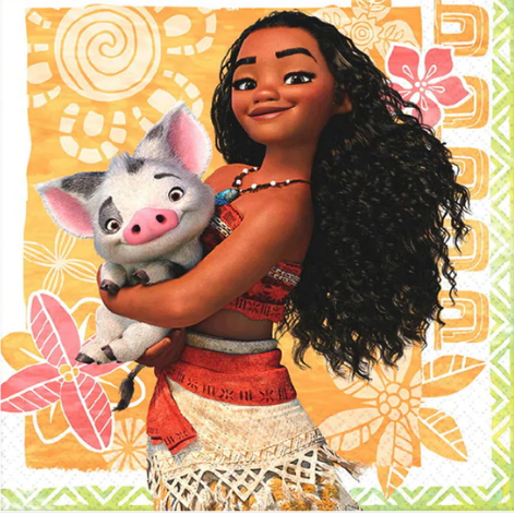 Moana Beverage Tissues 16pcs