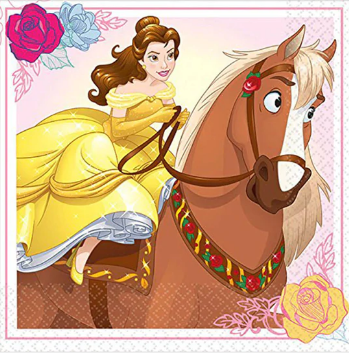 Disney Beauty And The Beast Beverage Tissues 16pcs