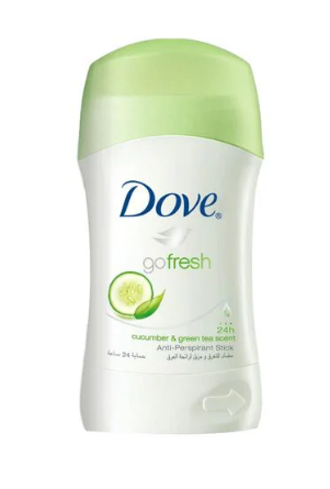 Dove Antiperspirant Stick With Cucumber And Green Tea White 40g