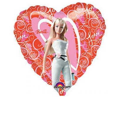 Barbie Love Foil Balloon 18in