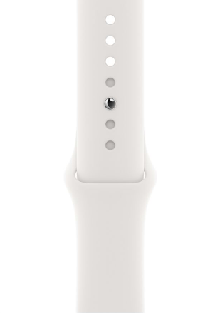 44mm White Sport Band - Regular