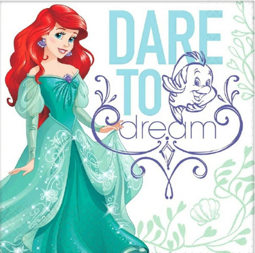 Ariel Dream Big Lunch Napkins 16pcs