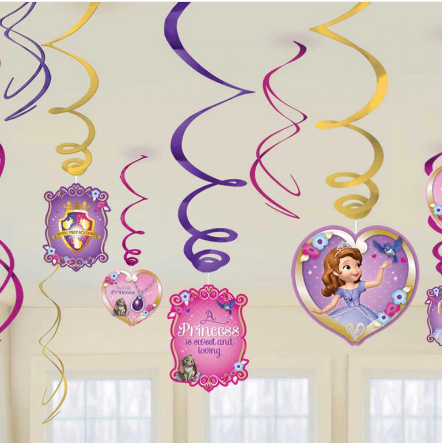 Disney Sofia The First Foil Swirl
