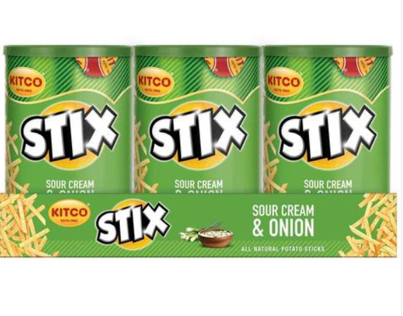 Kitco Stix Sour Cream & Onion 45gx6