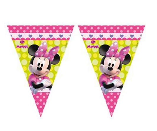 Disney Minnie Bowtique Triangle Flag Pennant Banner 230cm