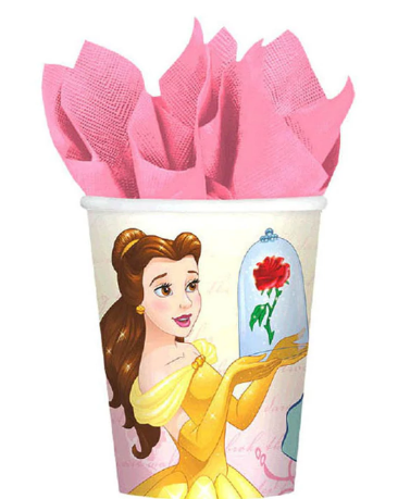 Disney Beauty And The Beast Cup 9oz 8pcs
