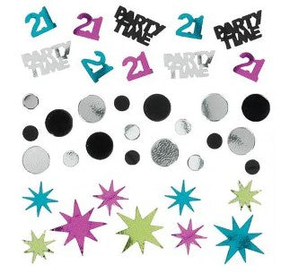 21st Birthday Confetti Mix