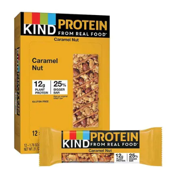 Be Kind Caramel Nut Protein Bar 50g x12