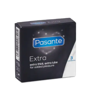 Pasante - Extra Safe Condoms 3pcs