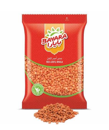 Bayara Red Masoor Whole 400g