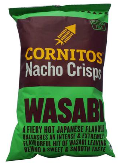 Cornitos Nacho Crisps Wasabi 150g