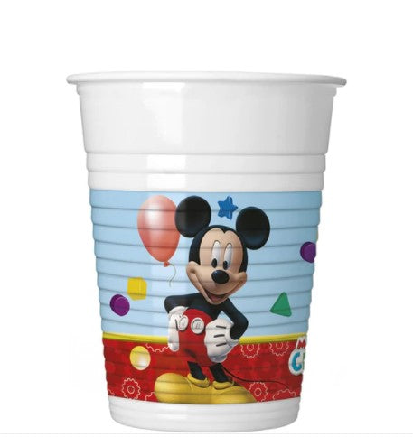 Disney Mickey Playful Plastic Cups 8pcs