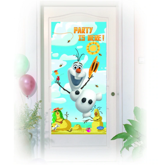 Disney Olaf Summer Personalized Door Banner