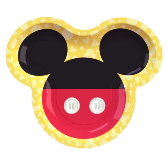 Disney Mickey Mouse Forever Shape Plates 10in, 8pcs