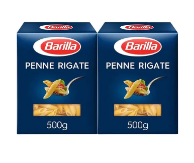 Barilla Penne Rigate Pasta 500g x Pack of 2