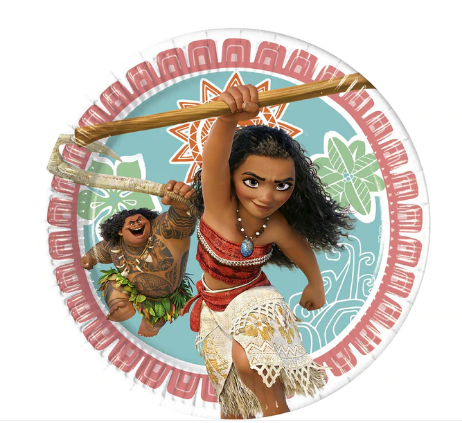 Disney Moana Paper Plate 7in 8pcs