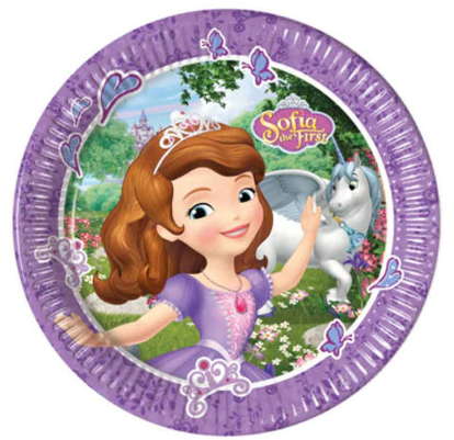 Disney Sofia The First Mystic Isles Paper Plates 9in 8pcs