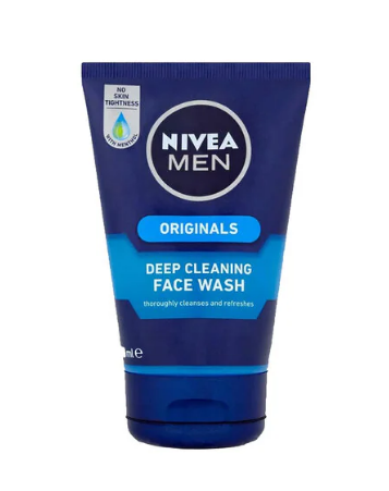 Nivea Men Original Deep Cleansing Face Wash Blue 100ml