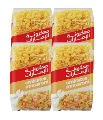Emirates Macaroni Corni Pasta 400g x Pack of 4