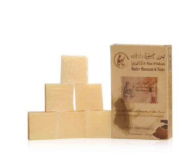 KHAN AL SABOUN Organic Antiseptic Herbal Lemon and Cinnamon Soap Pack Of 6