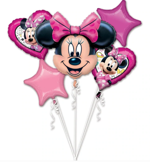 Minnie Happy Helpers Balloon Bouquet 5pcs