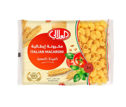 Al Alali Italian Macaroni Gomiti Rigati 450g
